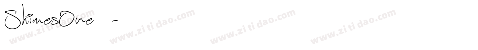 ShimesOne手机版字体转换