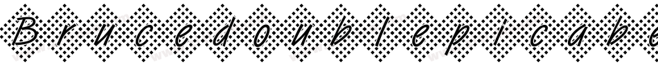 Brucedoublepicabeveled-ym45字体转换