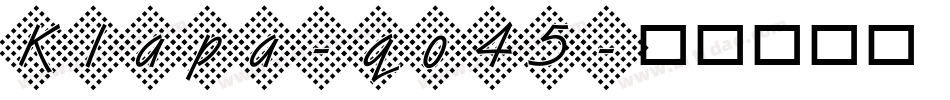 Klapa-qo45字体转换