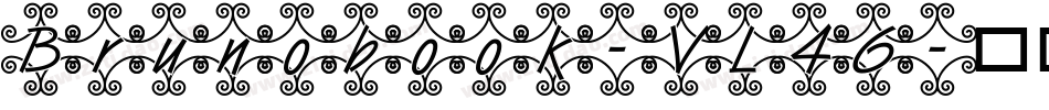 Brunobook-VL46字体转换