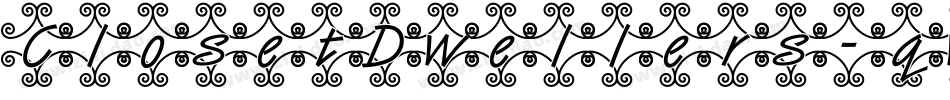 ClosetDwellers-qw46字体转换