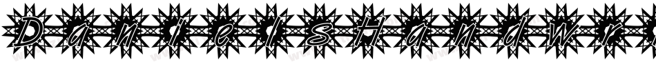 DanielsHandwriting-V50Z字体转换