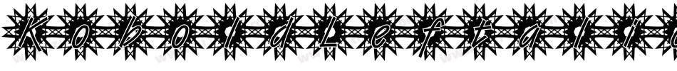 KoboldLeftalic-9L50字体转换