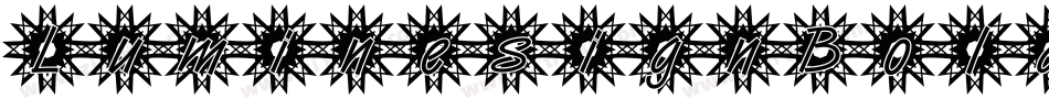 LuminesignBold-zX50字体转换