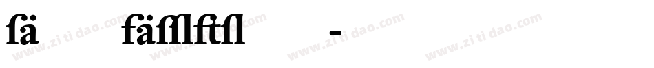 DTLArgoST字体转换