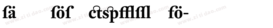 DTLElzevirSB字体转换