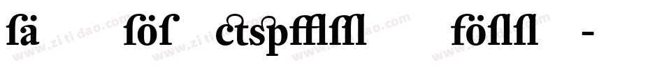 DTLElzevirSTBook字体转换