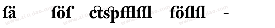 DTLElzevirTBook字体转换