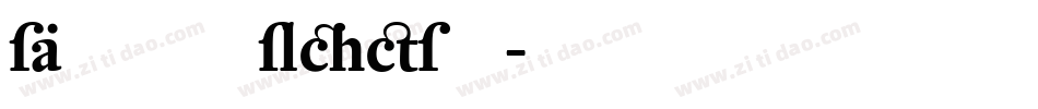 DTLNobelT字体转换