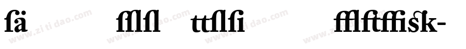 DTLProkyonSTLight字体转换