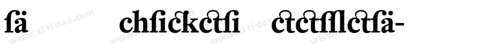 DTLVandenKeereD字体转换