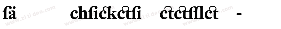 DTLVandenKeereT字体转换