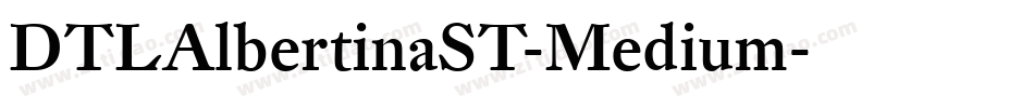 DTLAlbertinaST-Medium字体转换