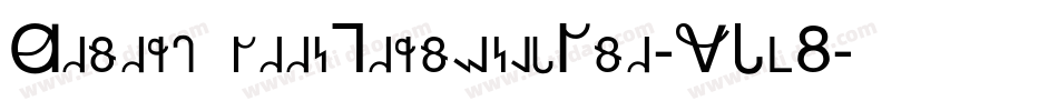 DesertQueenPersonalUse-YLx8字体转换