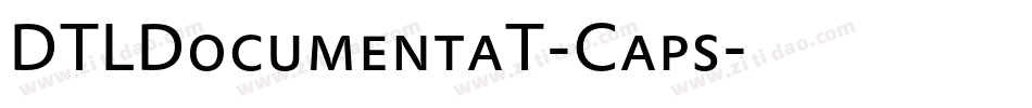 DTLDocumentaT-Caps字体转换