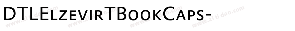 DTLElzevirTBookCaps字体转换