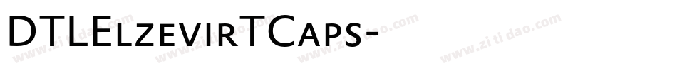 DTLElzevirTCaps字体转换