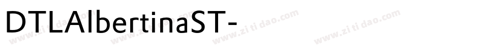 DTLAlbertinaST字体转换