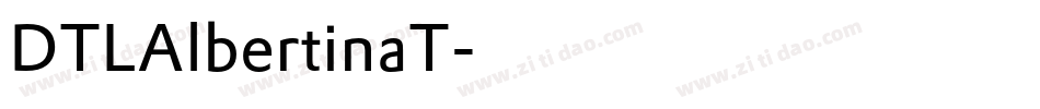DTLAlbertinaT字体转换