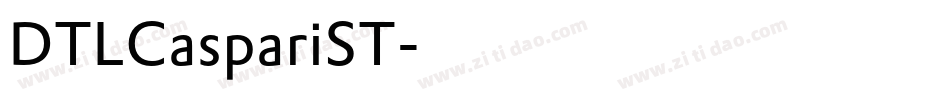 DTLCaspariST字体转换