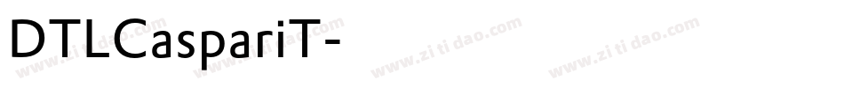 DTLCaspariT字体转换