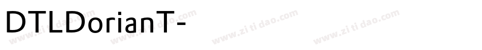 DTLDorianT字体转换