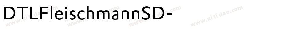DTLFleischmannSD字体转换