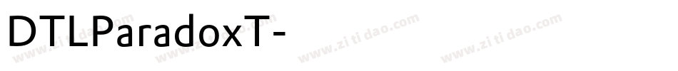 DTLParadoxT字体转换