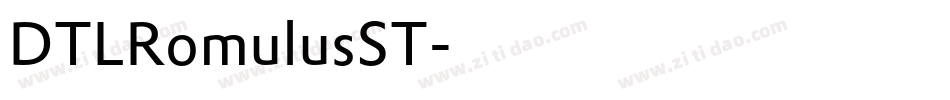 DTLRomulusST字体转换