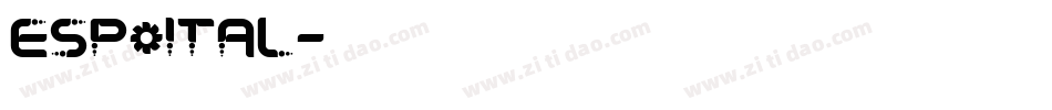 ESP_ITAL字体转换