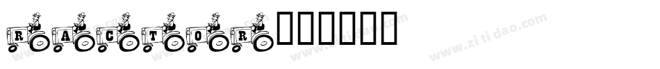 RACTOR字体转换