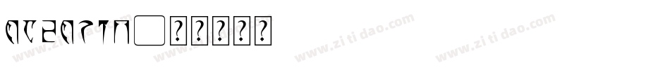 daedric字体转换