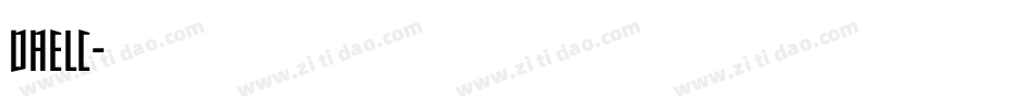 DAELC字体转换