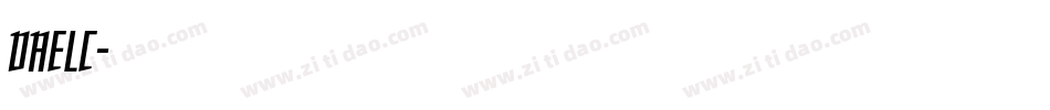DAELC字体转换