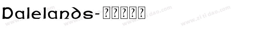 Dalelands字体转换
