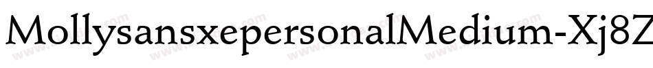 MollysansxepersonalMedium-Xj8Z字体转换