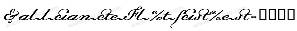 DallianceFlourishes字体转换