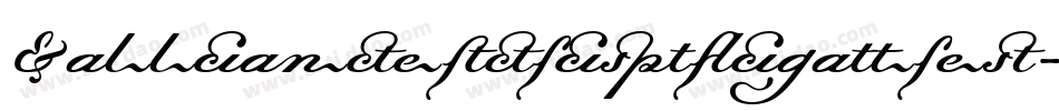 DallianceScriptLigatures字体转换