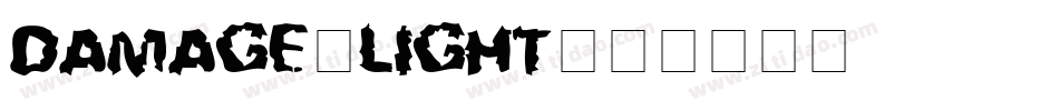 Damage-Light字体转换