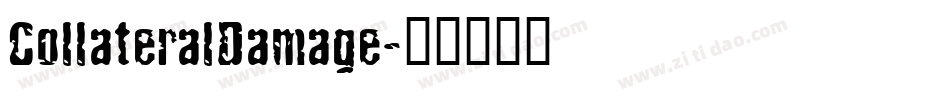 CollateralDamage字体转换