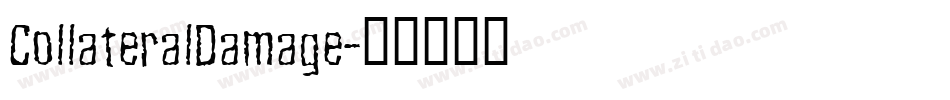 CollateralDamage字体转换