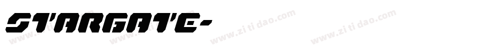 STARGATE字体转换