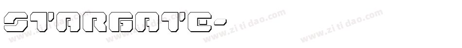STARGATE字体转换