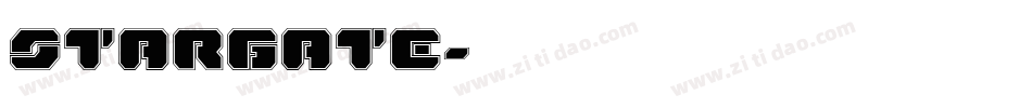 STARGATE字体转换