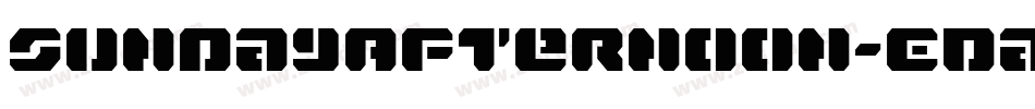 SundayAfternoon-EDan字体转换