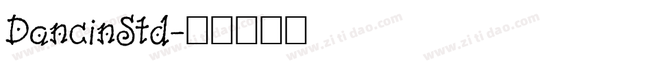 DancinStd字体转换