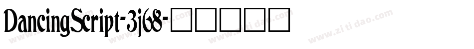 DancingScript-3j68字体转换