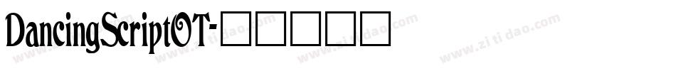 DancingScriptOT字体转换