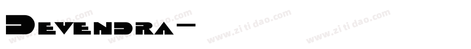 Devendra字体转换
