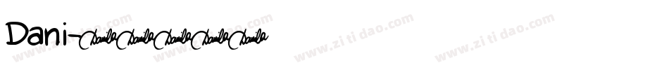 Dani字体转换